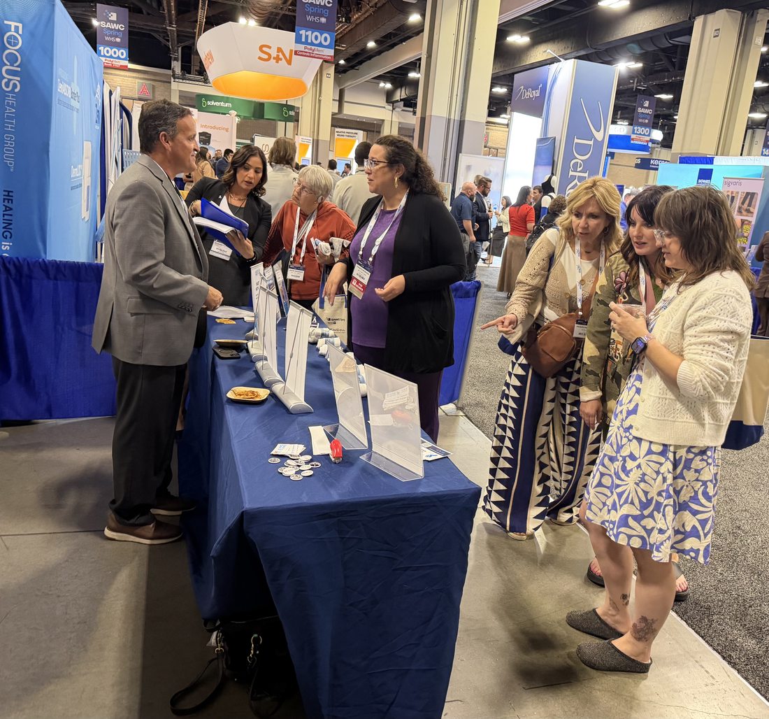 SALSAL at a wound care conference