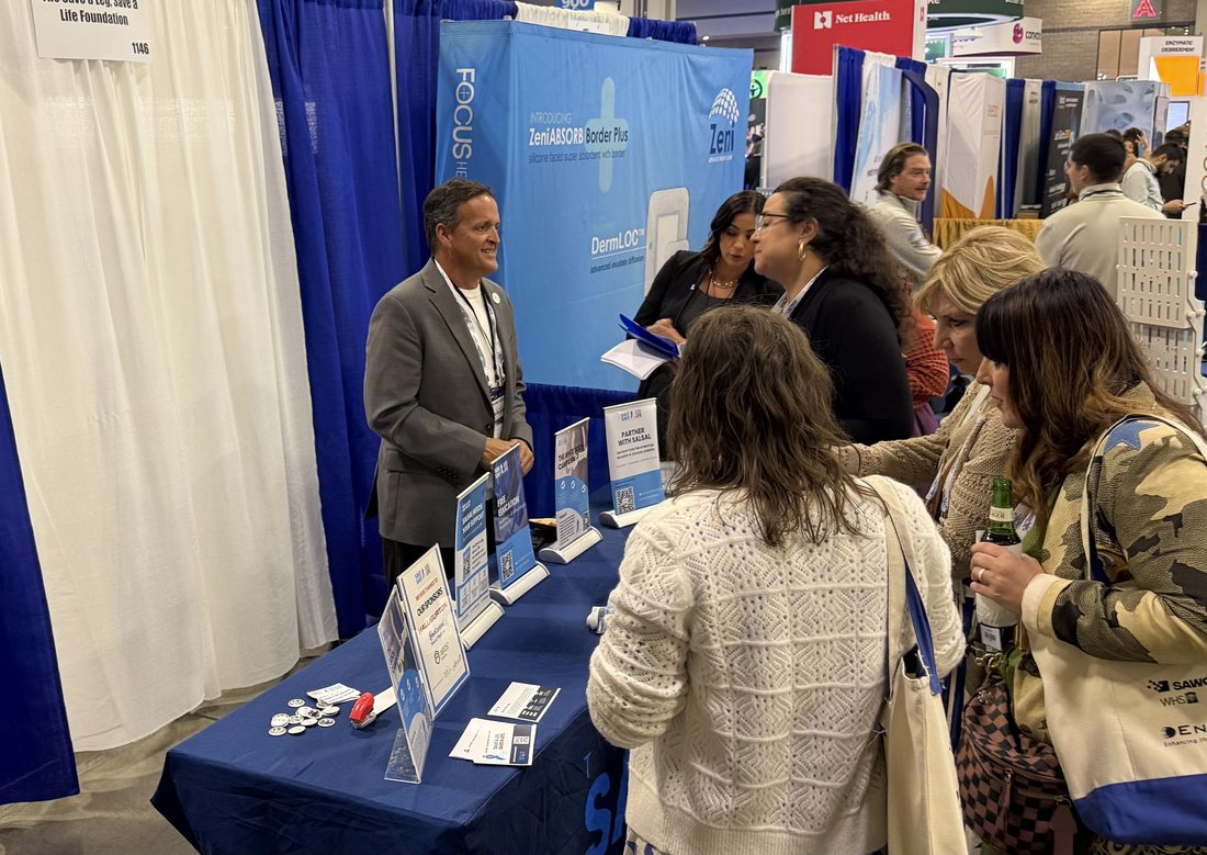 SALSAL at a wound care conference